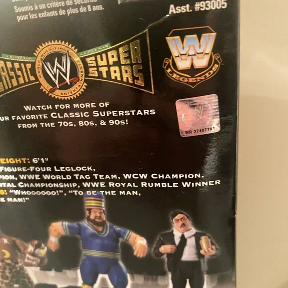 WWE Classic Superstars Ric Flair New Jakks 2005 Series 9 Blue Robe - Picture 10 of 11